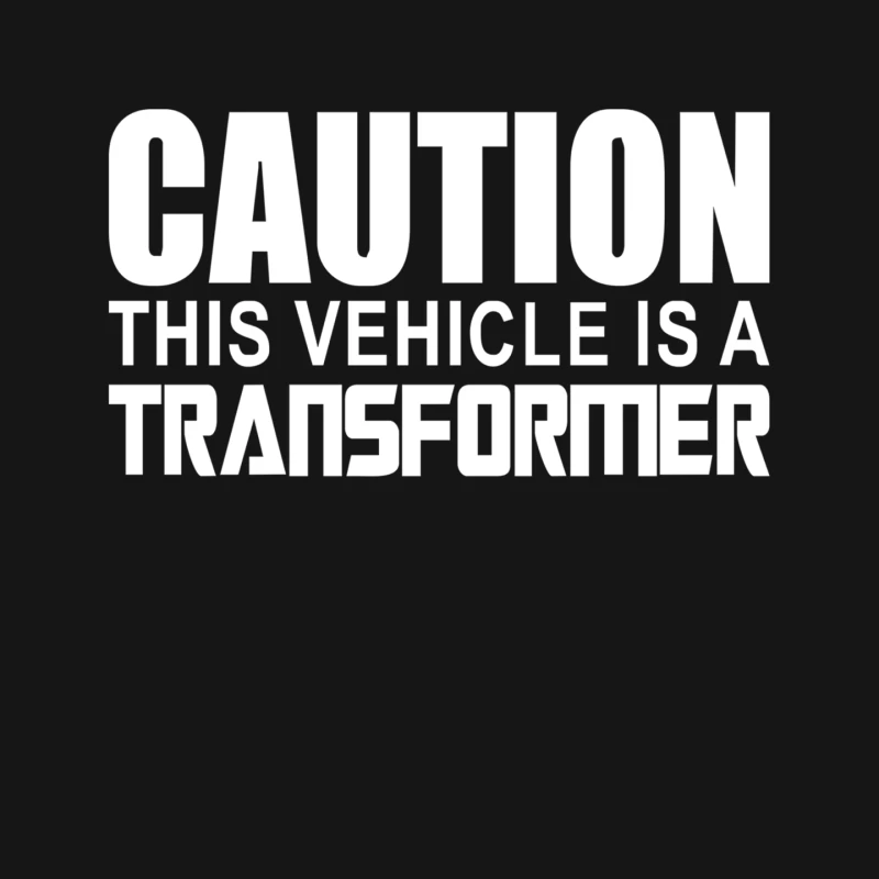 Caution This Vehicle is a Transformer Mouse Pad