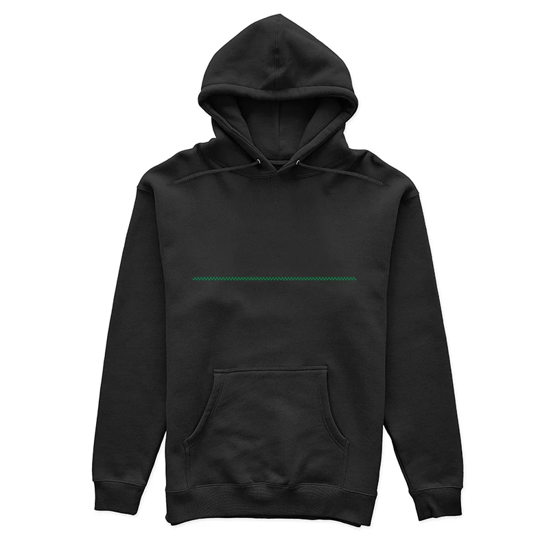 Illusion optique de lignes vertes et noires Femme Sweat à capuche