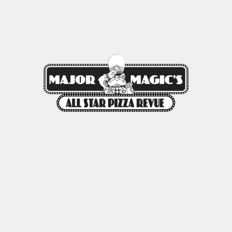 Major Magic's All Star Pizza logo Male Tank Top