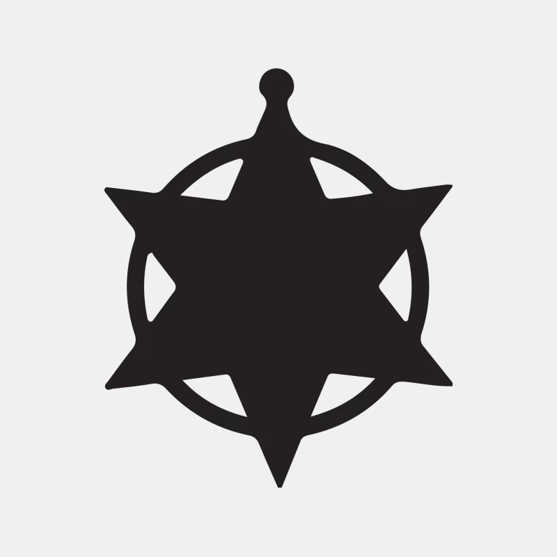 Étoile nautique noire Homme Débardeur