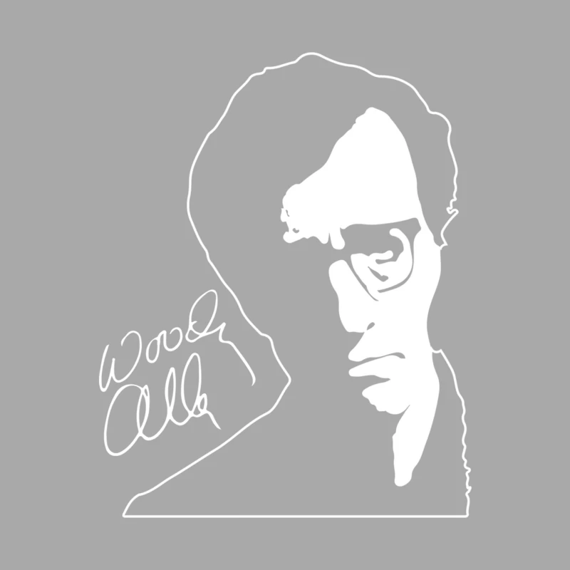 Woody Allen Tribute Female Pullover Hoodie