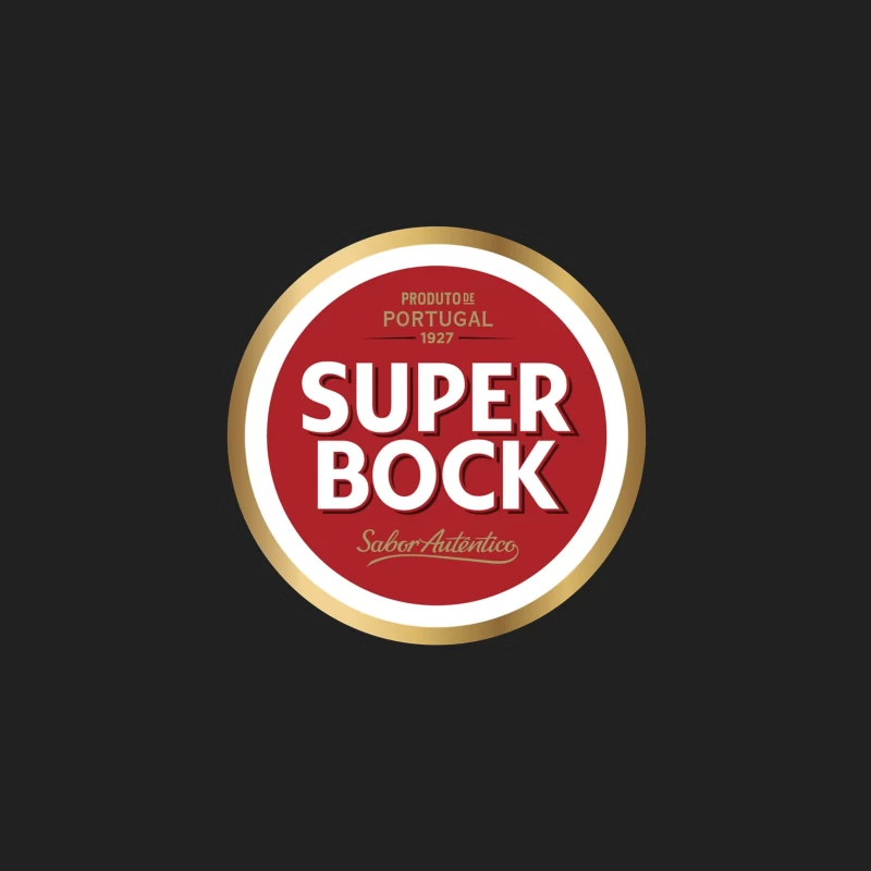 Super Bock Portuguese Beer Brand Logo Design from 1927 Bucket Hat