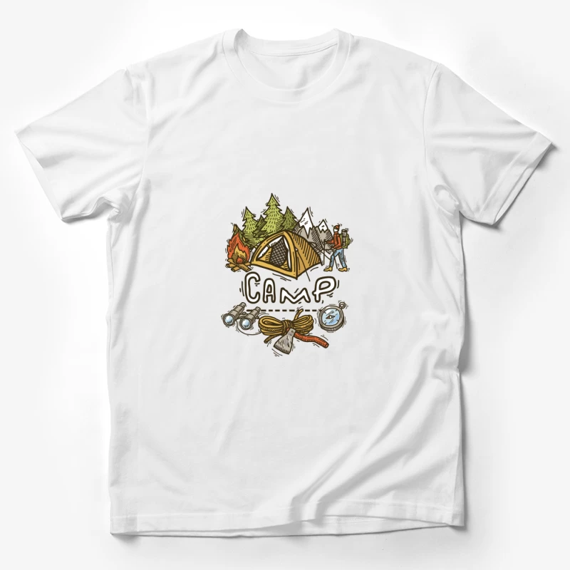 Camping-Abenteuer im Freien Herren T-Shirt
