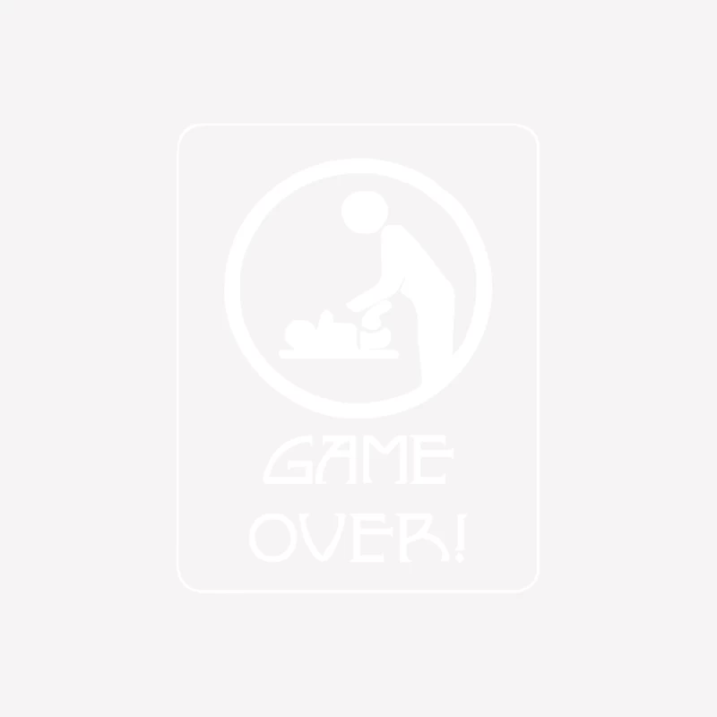 New Dad Game Over, Baby Daddy Parent Female T-Shirt