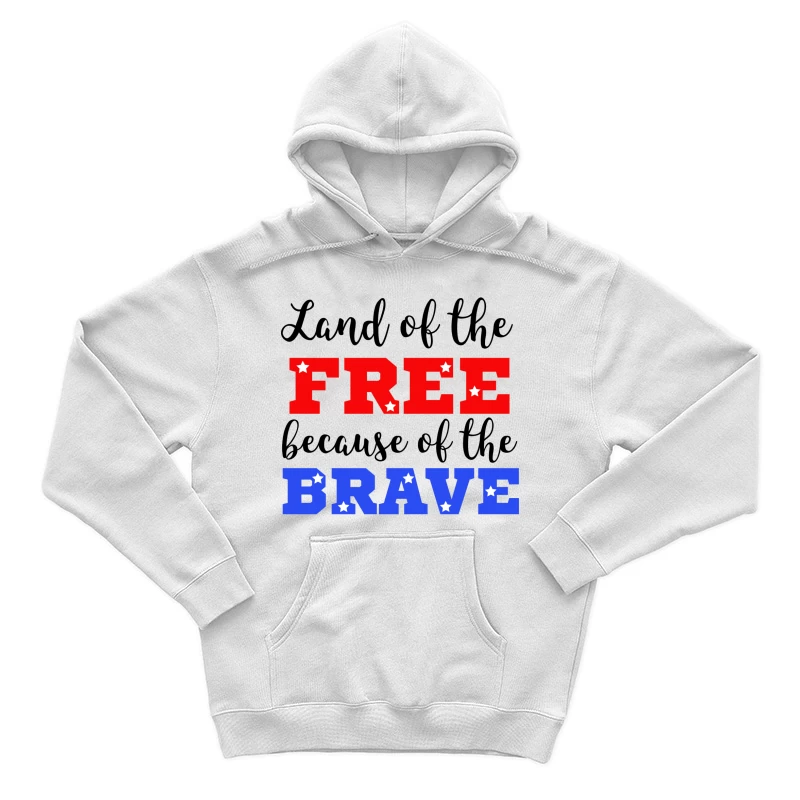 Design USA : Liberté et Courage Homme Sweat à capuche