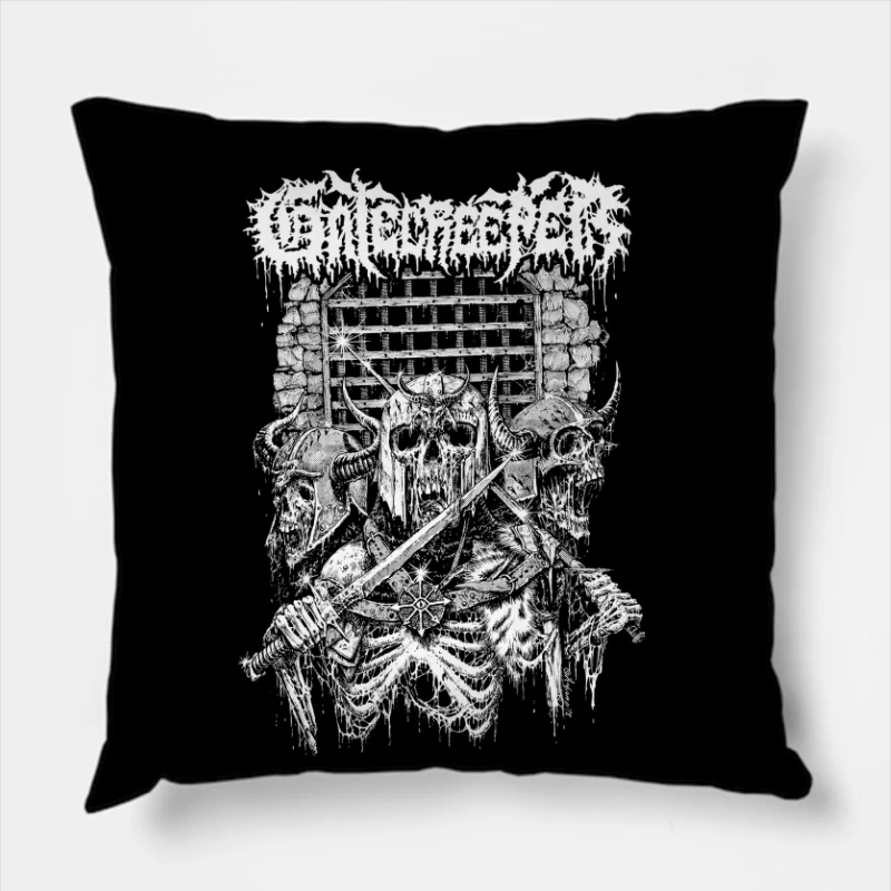 Gatecreeper Guardians Throw Pillow