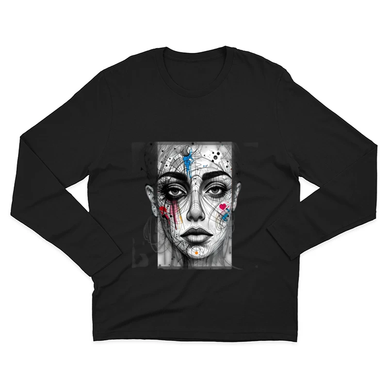 Abstract girl statue Male Long Sleeve T-Shirt