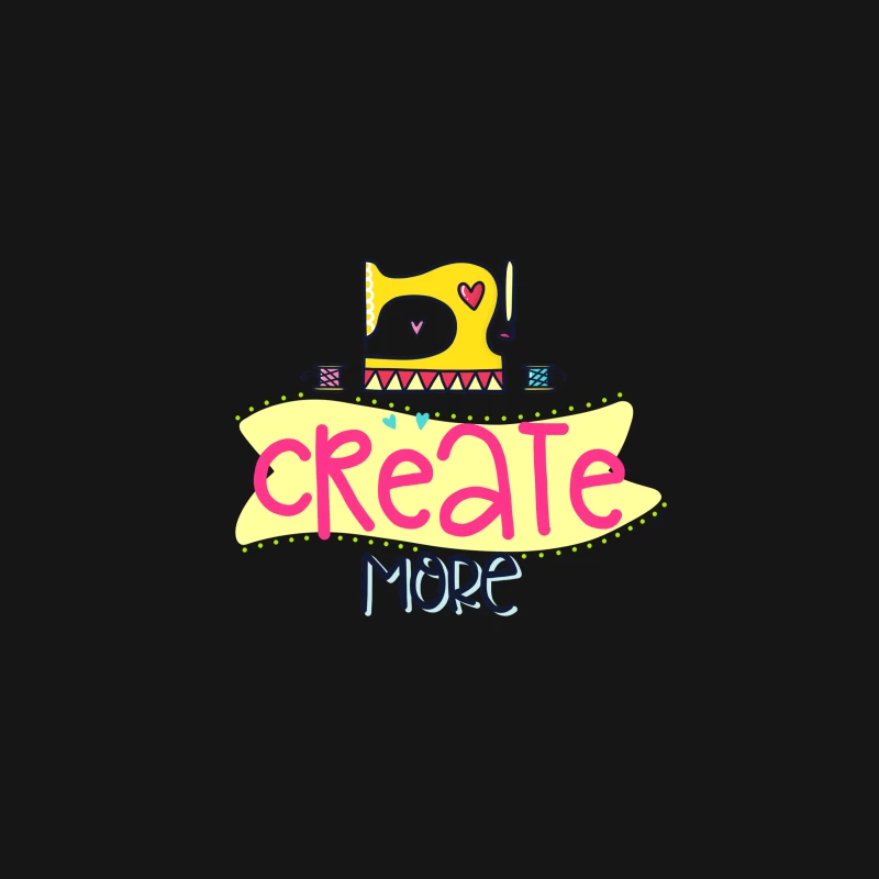Machine à coudre colorée et créativité Homme T-Shirt