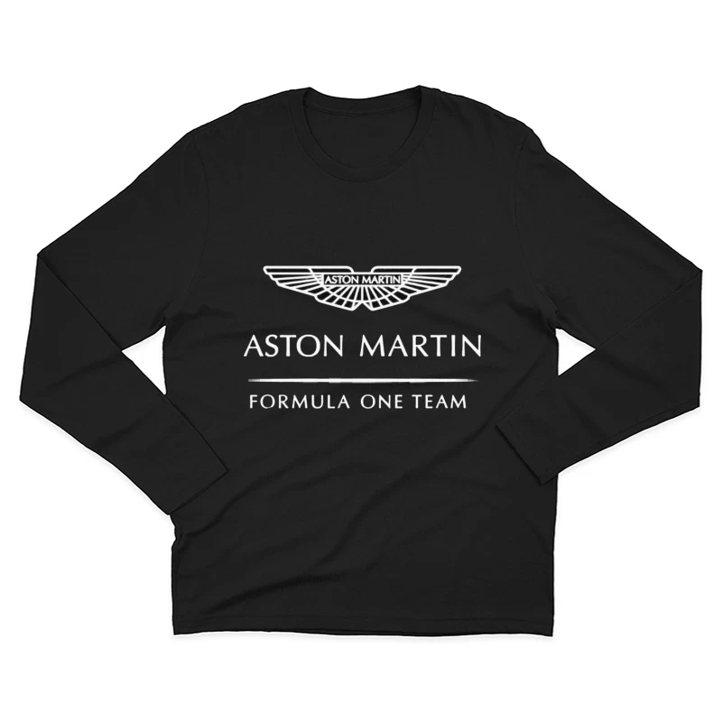 Aston Martin Formula One Team Racing Logo Male Long Sleeve T-Shirt