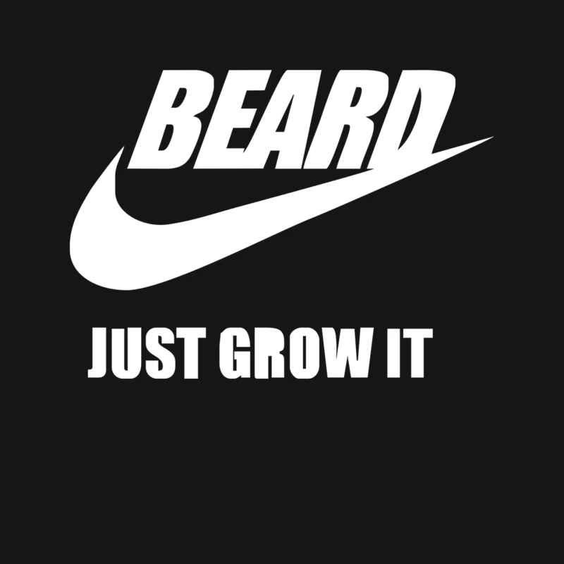 Beard - Just Grow It - Mens Funny Mouse Pad