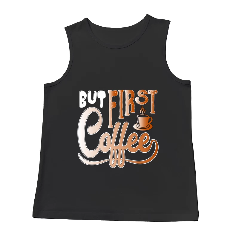 Café avant tout Homme Débardeur