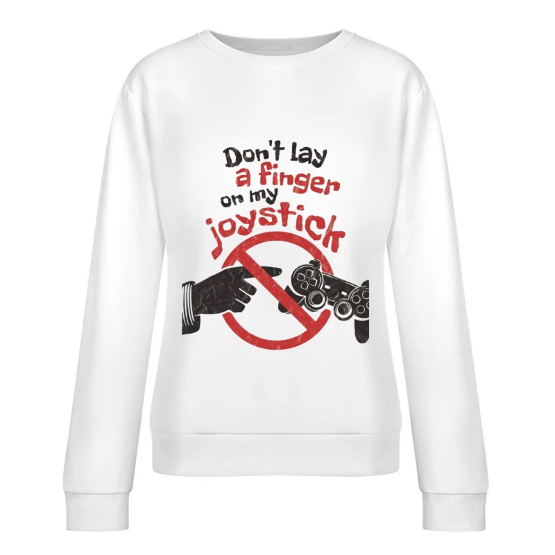 Avertissement de Gamer Femme Sweat-shirt à enfiler
