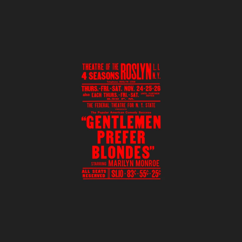 Gentlemen Prefer Blondes Bucket Hat