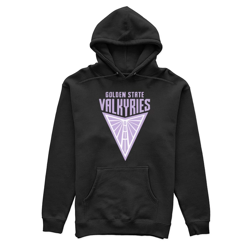 Golden State Valkyries Purple Triangle Logo Design Female Pullover Hoodie