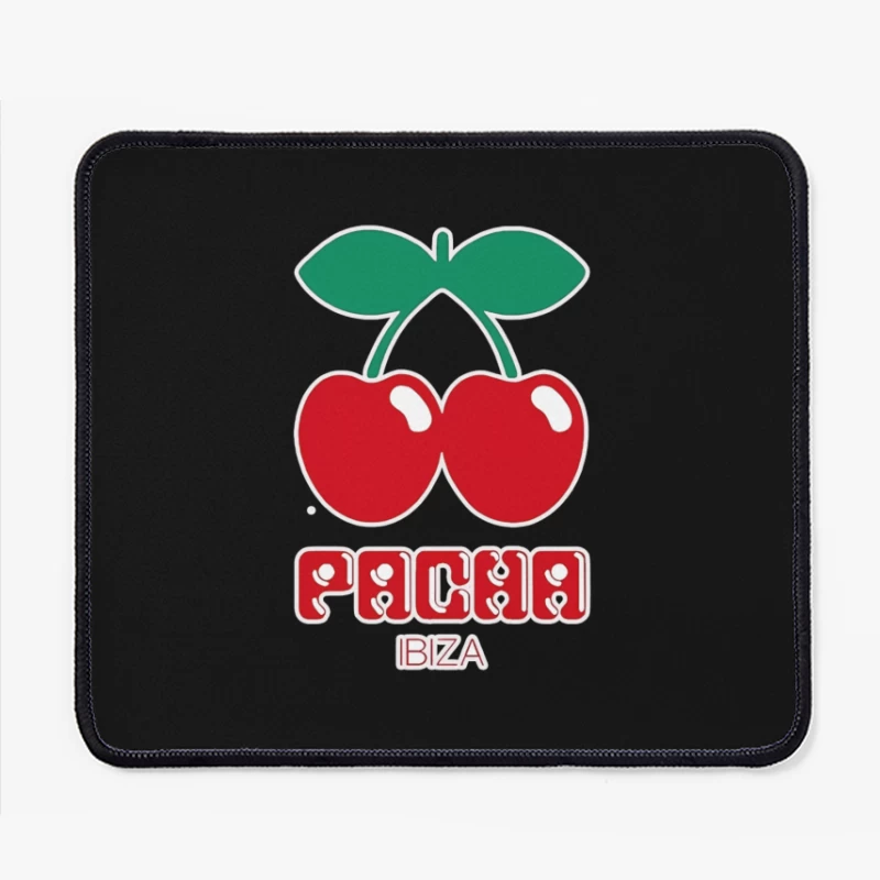 Pacha Ibiza Nightclub's Iconic Cherry Logo Mouse Pad