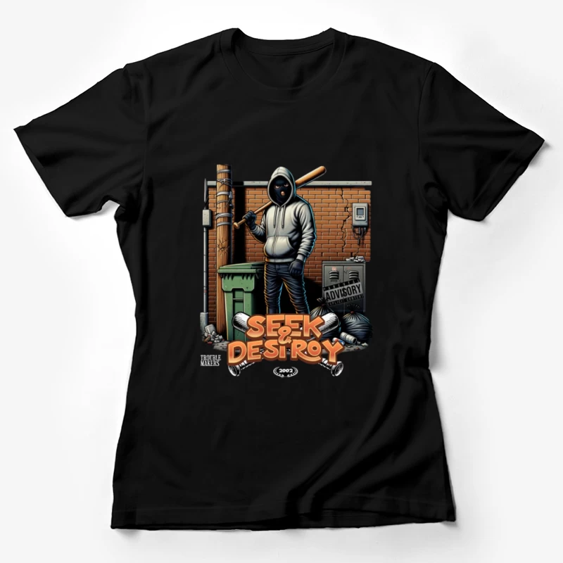 Scène de Vandalisme Urbain Femme T-Shirt