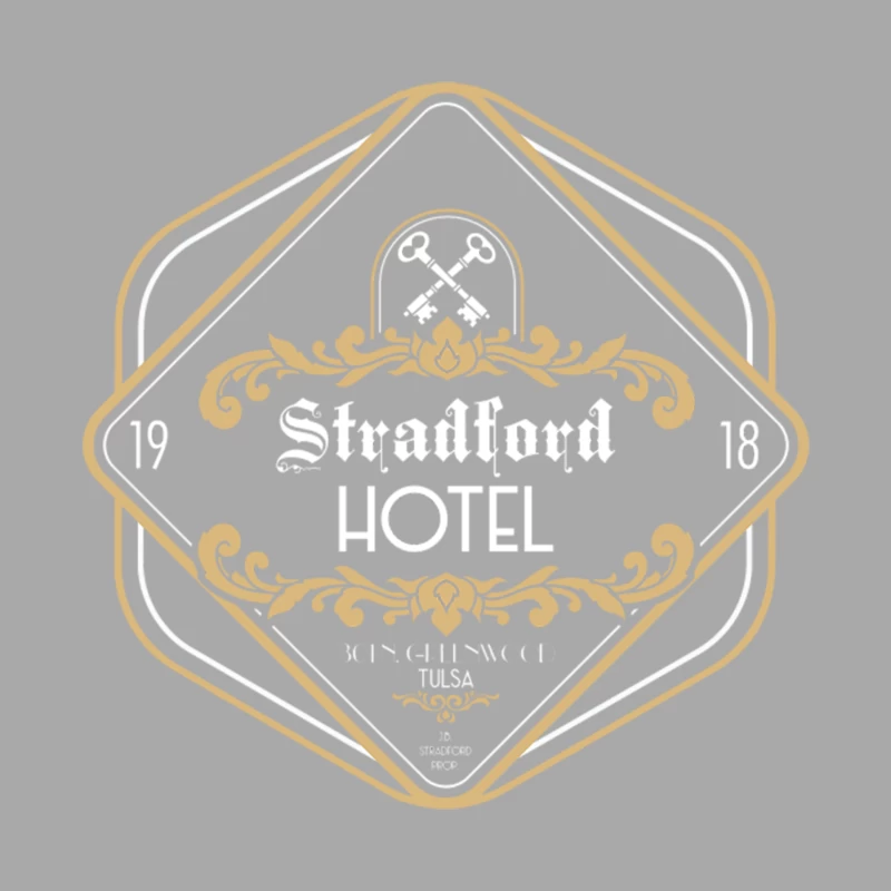 Stradford Hotel - Black Wall Street - Tulsa 1921 Male Pullover Hoodie