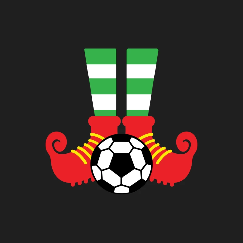 Chaussures d'elfe avec ballon de football Homme Débardeur