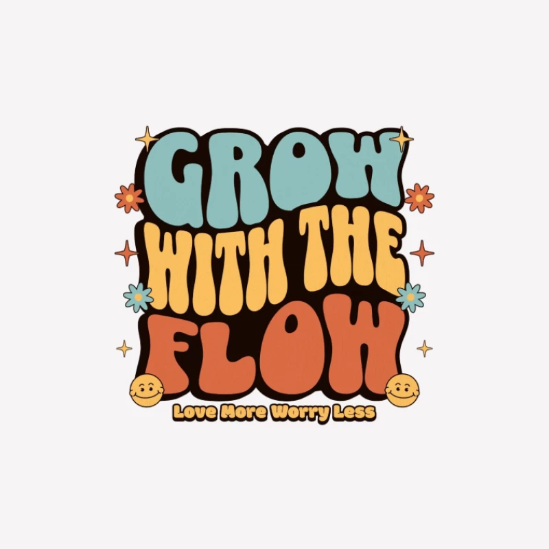 Wachse mit dem Fluss Motiv Damen T-Shirt
