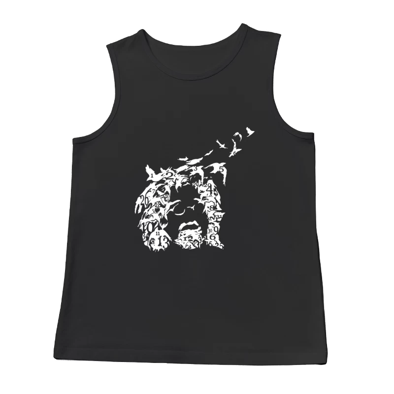 Counting Crows White Art Male Tank Top