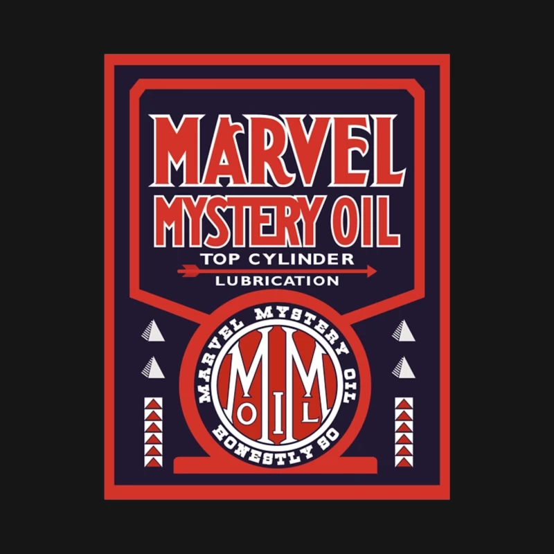 Vintage Marvel Mystery Oil Automotive Lubricant Advertisement Poster Male Long Sleeve T-Shirt