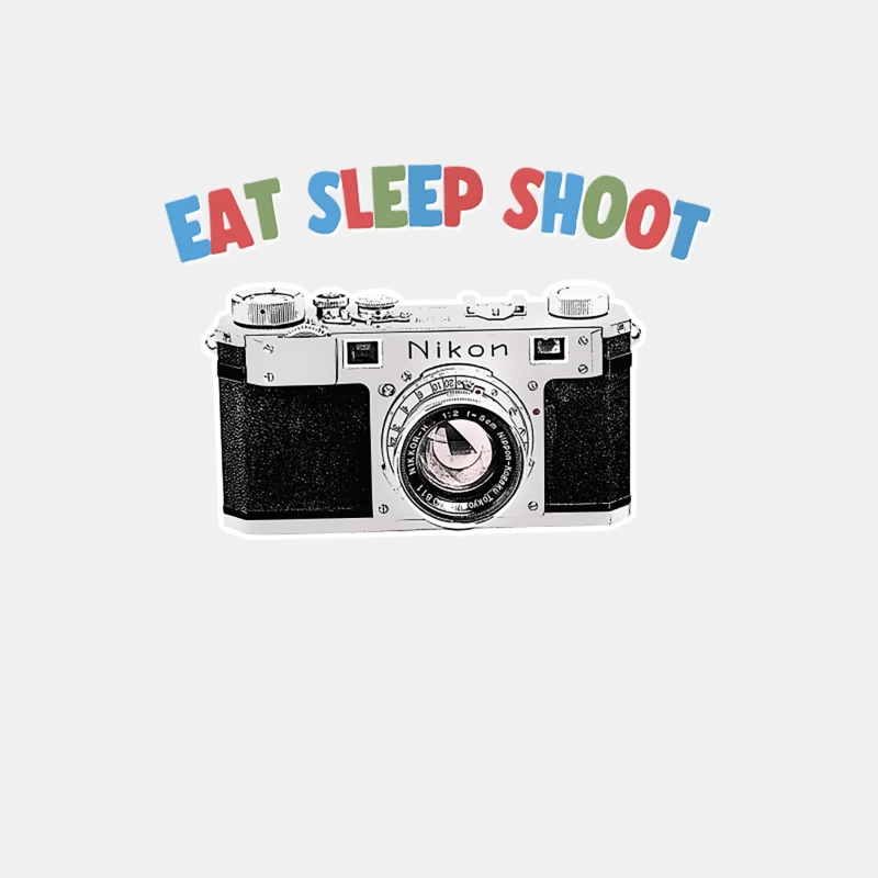Eat Sleep Shoot  Camera Geek Gift Design Male Tank Top