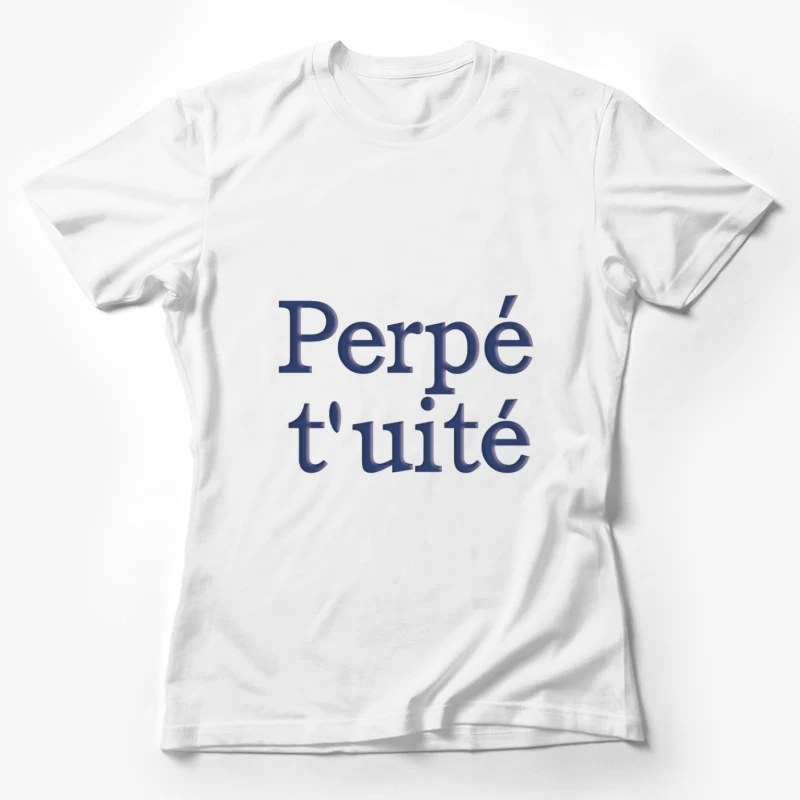 Texte unique avec accents stylés Femme T-Shirt