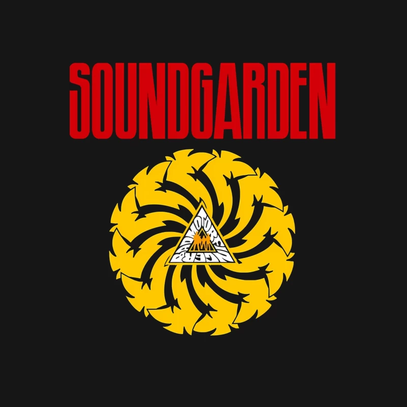 Soundgarden Band Logo with Badmotorfinger Album Symbol Female T-Shirt