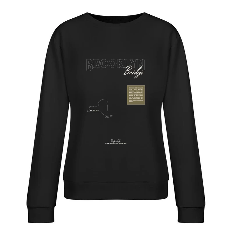 Brooklyn Bridge Architekturdesign Damen Pullover Sweatshirt