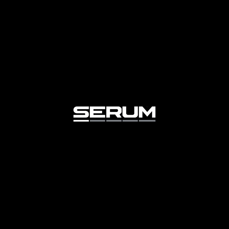 Minimalist Serum Audio Software Logo Design iPhone Case