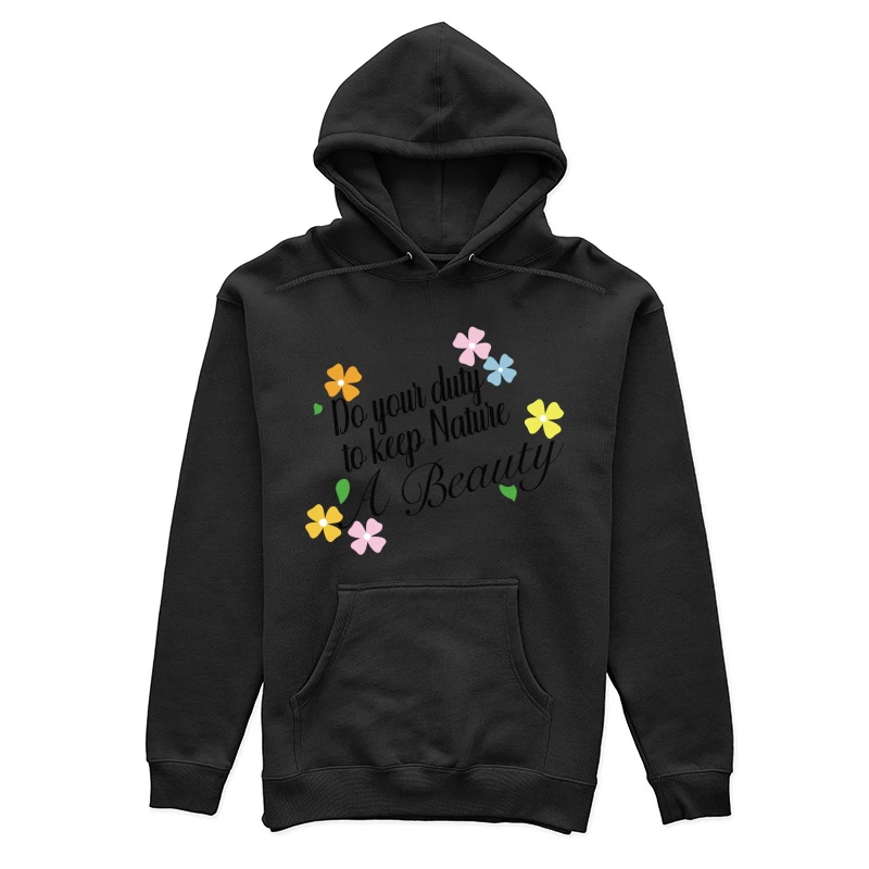 Préserver la Beauté de la Nature avec des Fleurs Colorées Femme Sweat à capuche