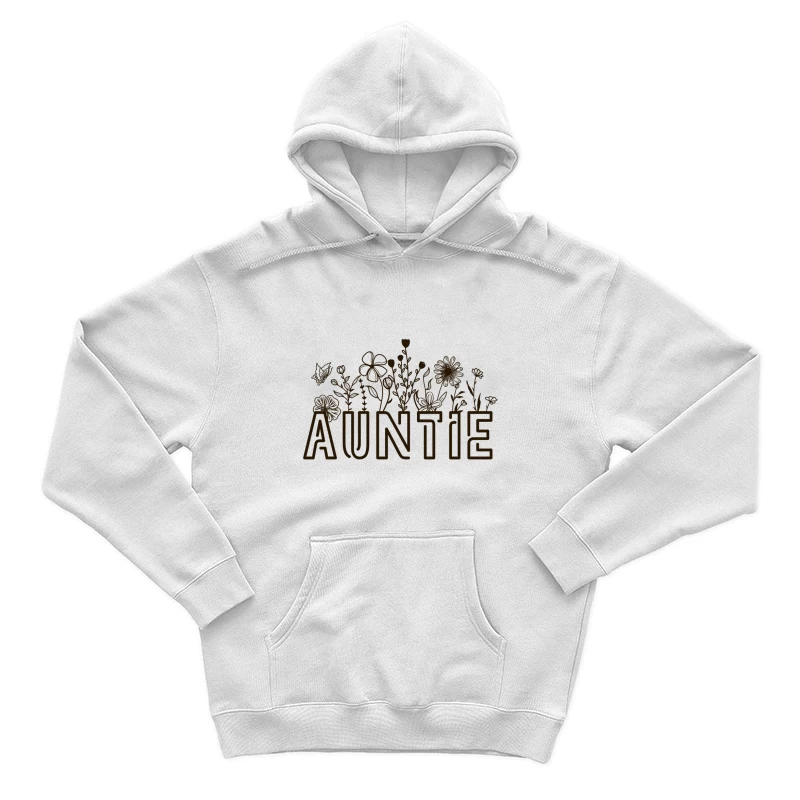 Auntie Blumen Design Herren Pullover Hoodie