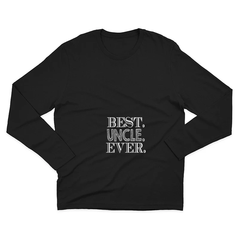 Meilleur Oncle de Tous les Temps Homme Manches Longues T-Shirt