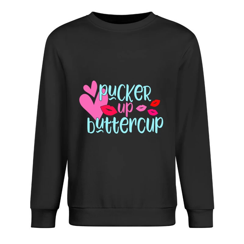 Amour et baisers colorés Homme Sweat-shirt à enfiler