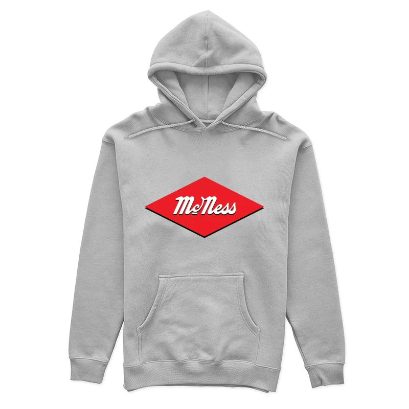 Vintage McNess Diamond Logo in Red and White Female Pullover Hoodie