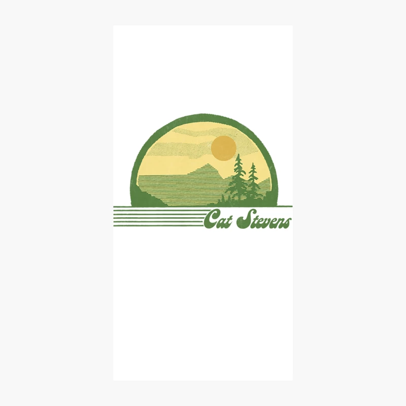 Cat Stevens  Retro Style Country Fan Design iPhone Case