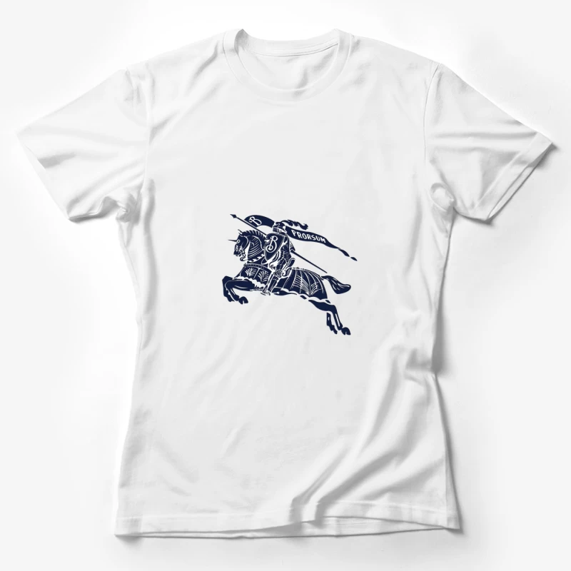 Ritter auf einem Pferd Damen T-Shirt