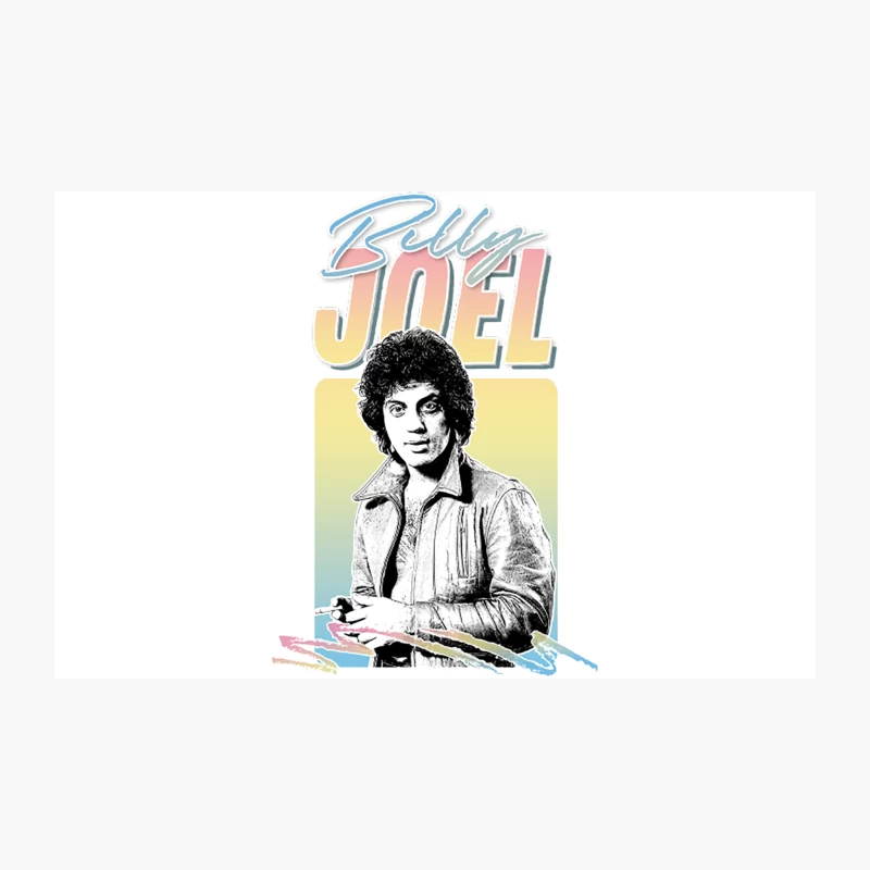 Billy Joel   Retro Style Fan Design Travel Mug