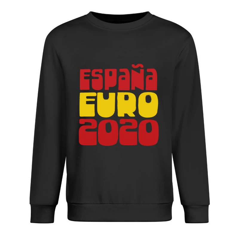 España Euro 2020  Football Fan Design Male Pullover Sweatshirt
