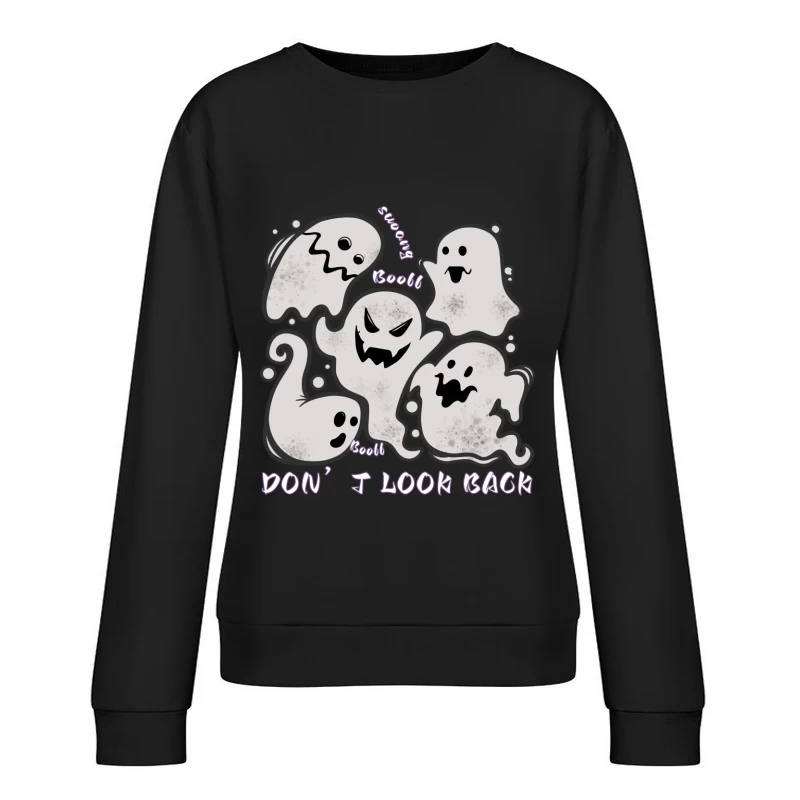 Gruselige Geister sammeln sich Damen Pullover Sweatshirt