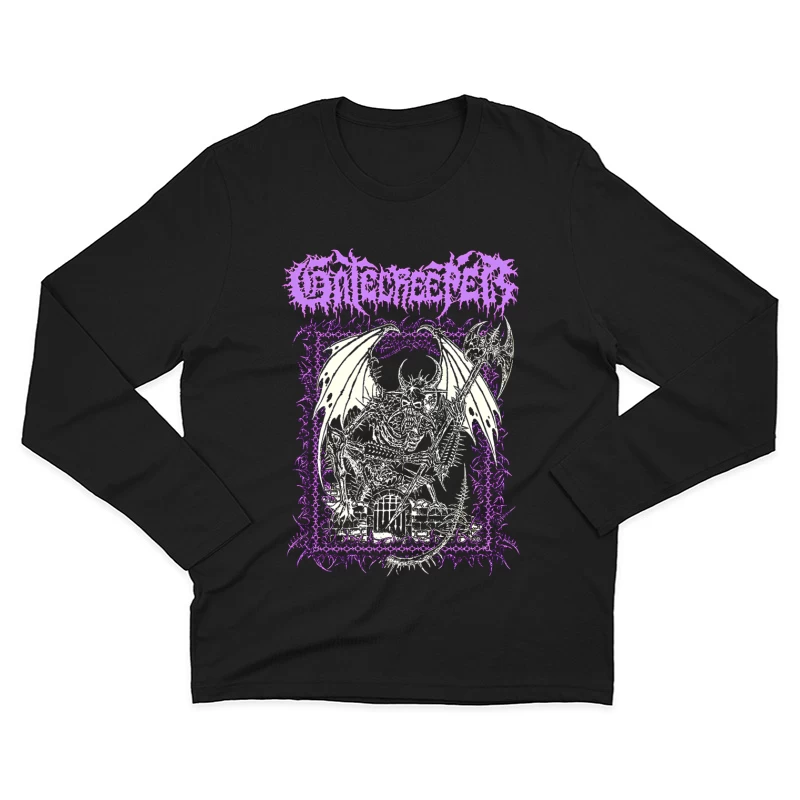 Gatecreeper Metal Spikes Male Long Sleeve T-Shirt