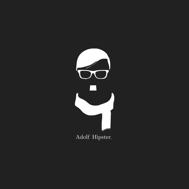 Adolf Hipster Hitler Geek Bucket Hat