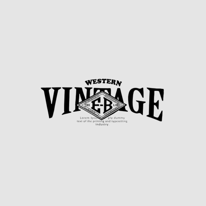 Design Typographique Vintage Western Homme Sweat à capuche