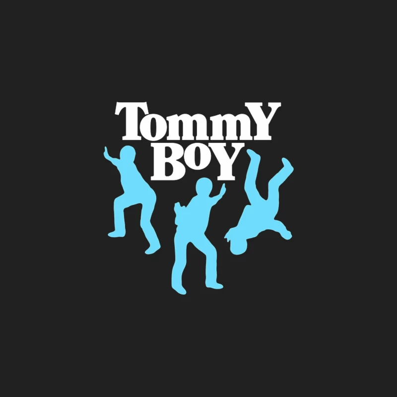 Tommy Boy Logo with Dancing Blue Silhouettes Bucket Hat