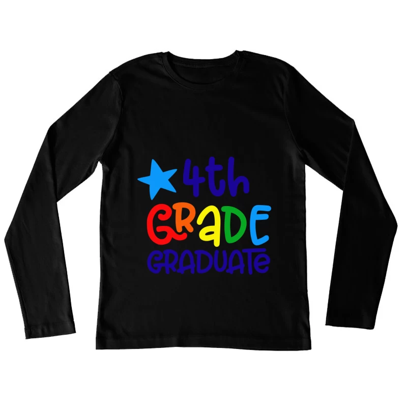 Diplôme de 4ème année coloré Femme Manches Longues T-Shirt