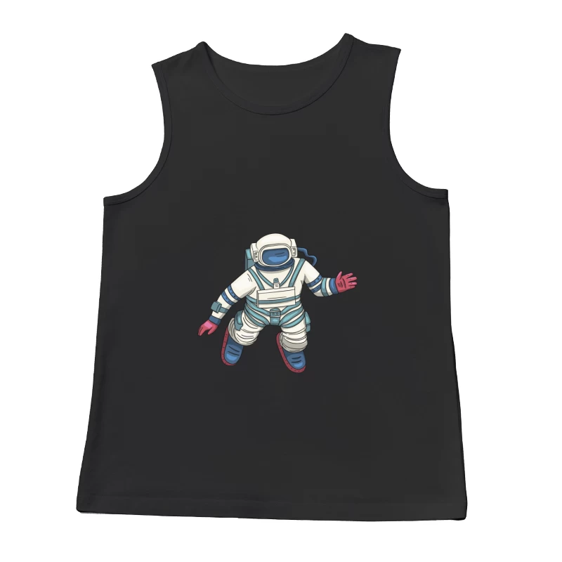 Astronaut im Raumanzug schwebt Herren Tanktops