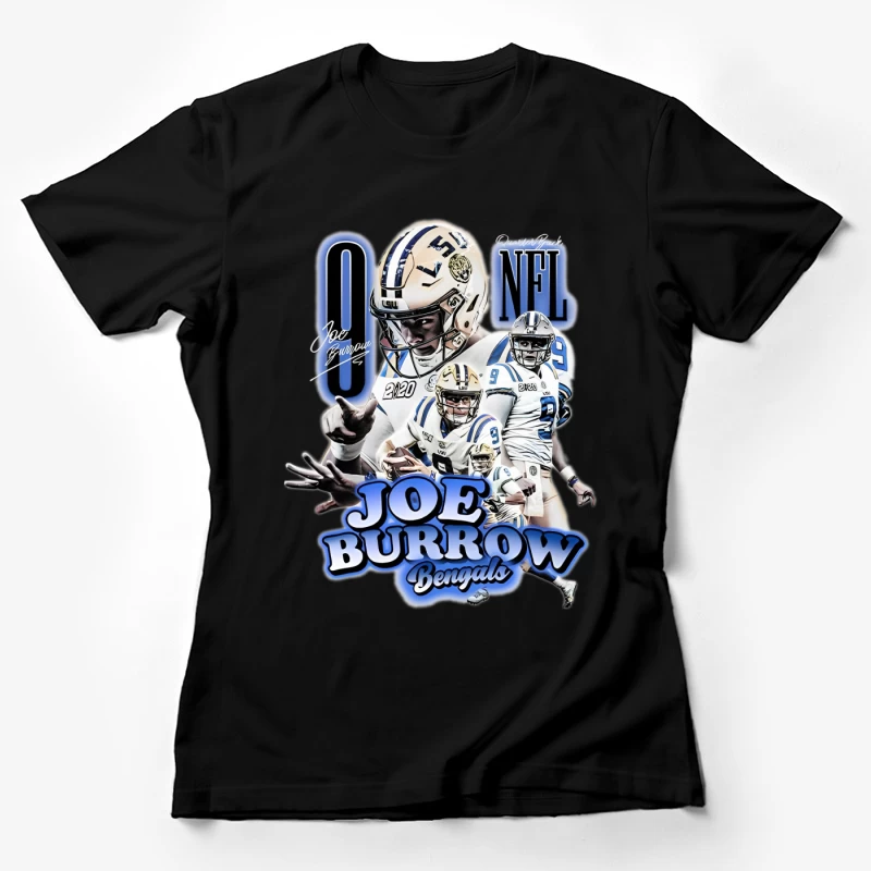 Joe Burrow NFL Bengals Collage Damen T-Shirt