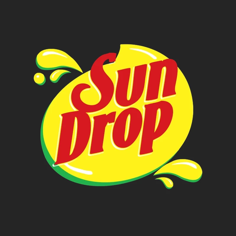 Sun Drop Soda Brand Vintage Logo Design Male Pullover Sweatshirt