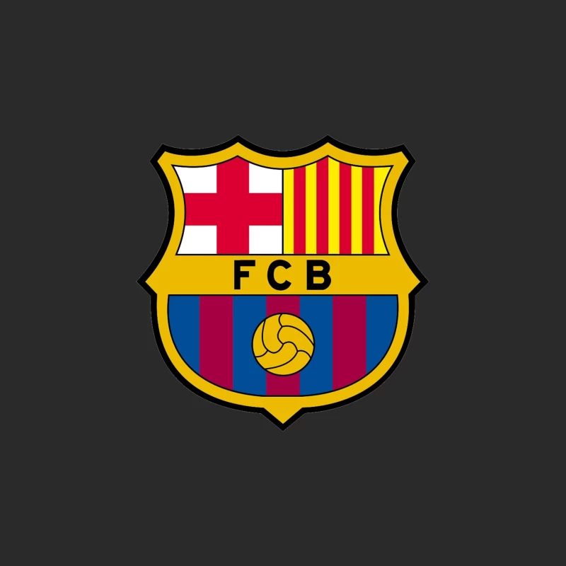 FC Barcelona: Iconic Soccer Club Crest with Catalan Heritage Baseball Cap
