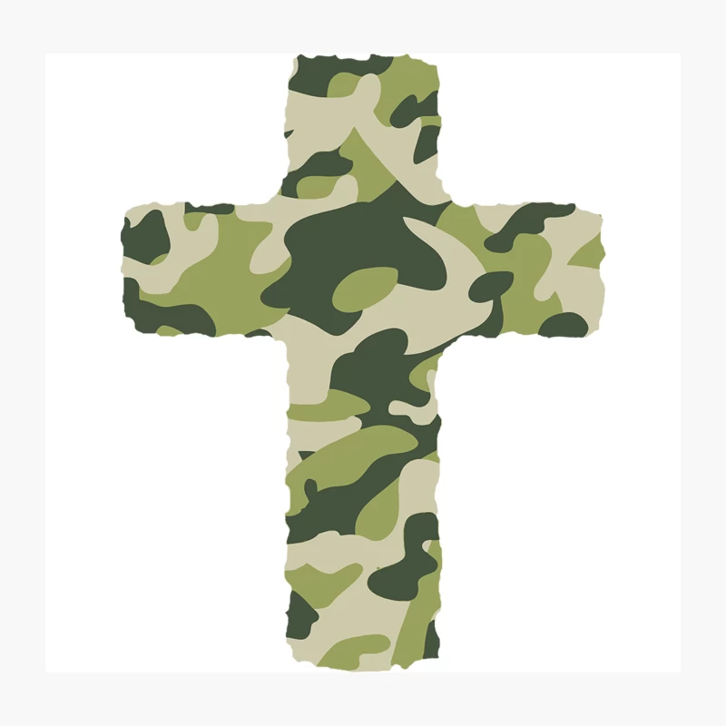 Croce Militare Throw Pillow